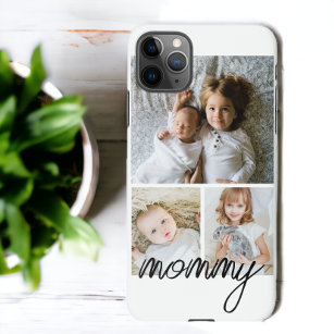 Personalised Photo and Text Photo Collage iPhone 15 Plus Case