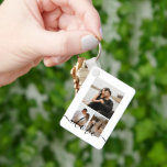 Personalised Photo and Text Photo Collage Key Ring<br><div class="desc">Make a Personalised Photo keepsake keychain from Ricaso - add your own photos and text - photo collage keepsake gifts</div>