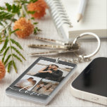 Personalised Photo and Text Photo Collage Key Ring<br><div class="desc">Make a Personalised Photo keepsake keychain from Ricaso - add your own photos and text - photo collage keepsake gifts</div>