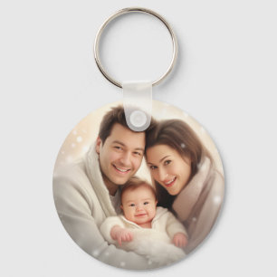 Personalised Photo and Text Photo Collage Keychain