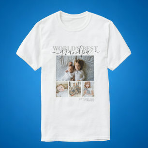 Personalised Photo and Text Photo Collage T-Shirt