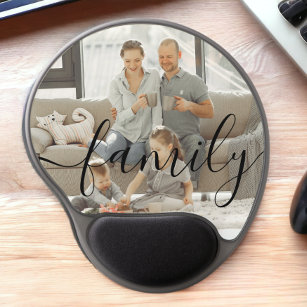 Personalised Photo and Text Photo Gel Mouse Pad