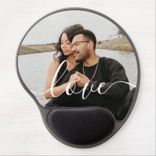 Personalised Photo and Text Photo Gel Mouse Pad