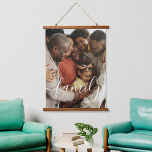 Personalised Photo and Text Photo Hanging Tapestry