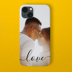 Personalised Photo and Text Photo Love iPhone 13 Case