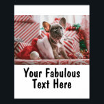 Personalised Photo and Text Poster<br><div class="desc">Personalised Repeating Photo and Text Poster</div>