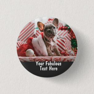 Personalised photo and text Small Cute 3 Cm Round Badge