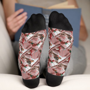 Personalised Photo and Text Socks
