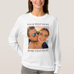 Personalised Photo and Text T-Shirt