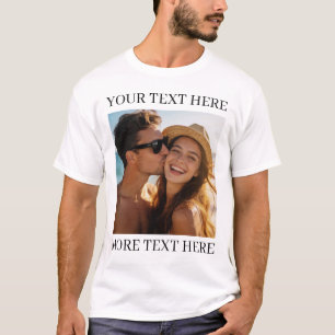 Personalised Photo and Text T-Shirt