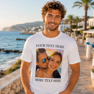 Personalised Photo and Text T-Shirt