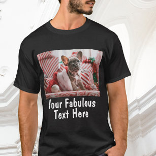 Personalised Photo and Text T-Shirt