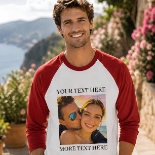 Personalised Photo and Text T-Shirt