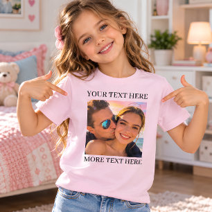Personalised Photo and Text T-Shirt