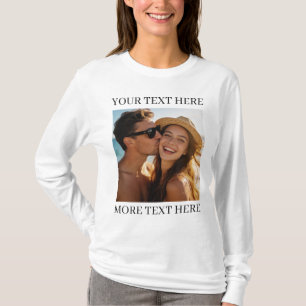 Personalised Photo and Text T-Shirt