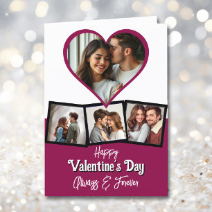 Personalised Photo and Text Valentine's Day Card