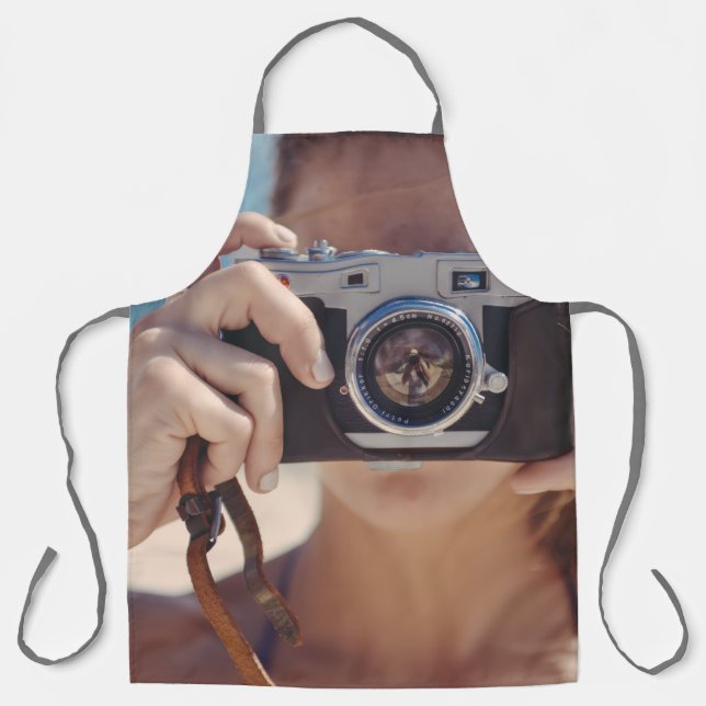 Personalised Photo Apron - Custom Face Gift (Front)
