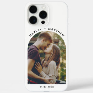Personalised Photo Arch Typography iPhone 16 Pro Max Case