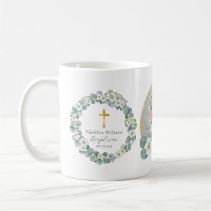 Personalised Photo Baptism Mug Religious Keepsake