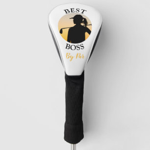 Personalised Photo Best Boss By Par Golf Head Cover