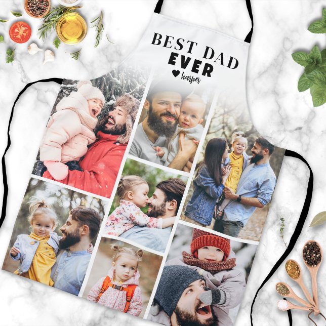 Personalised Photo Best Dad Ever Apron (Personalized Photo Best Dad Ever Apron )