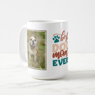 Personalised Photo Best Dog Mum Ever Coffee Mug