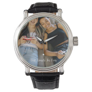 Personalised Photo Best Friends Forever Custom Watch