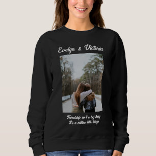 Personalised Photo Best Friends Sweatshirt
