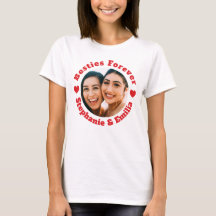 Personalised photo best friends T-shirt