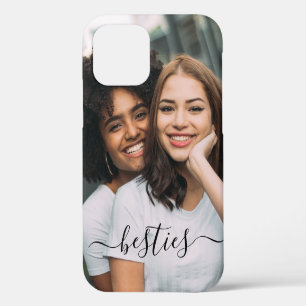 Personalised Photo Besties Best Friends iPhone 12 Case