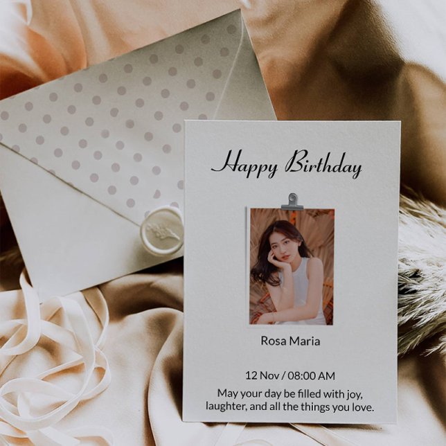 Personalised Photo Birthday Card (Personalised Photo Birthday Card)