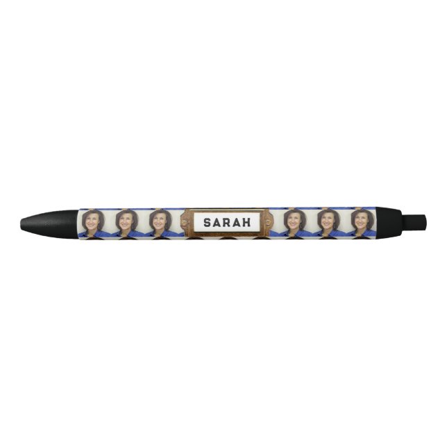 Personalised Photo Black Ink Pen (Front)