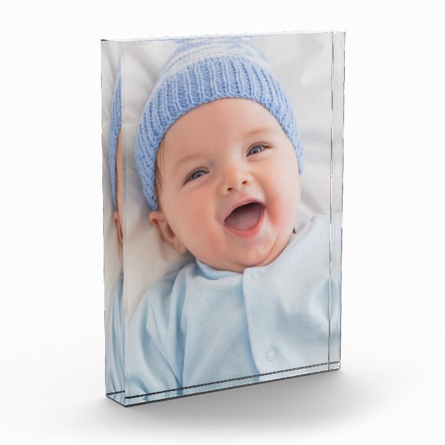 Personalised Photo Block (Left)