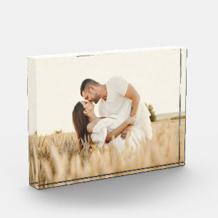 Personalised Photo Block, Acrylic Glass Picture Block