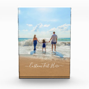 Personalised Photo Block with Your Photos and Text