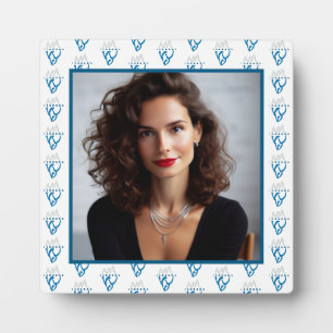Personalised Photo Blue Iceberg Inspirational Plaque