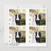 Personalised Photo Booth Style custom name