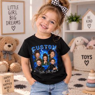 Personalised Photo Bootleg Baby T-Shirt