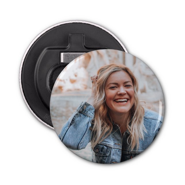 Personalised Photo Bottle Opener (Front)