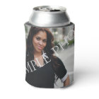 Personalised photo can cooler. Make your own!
