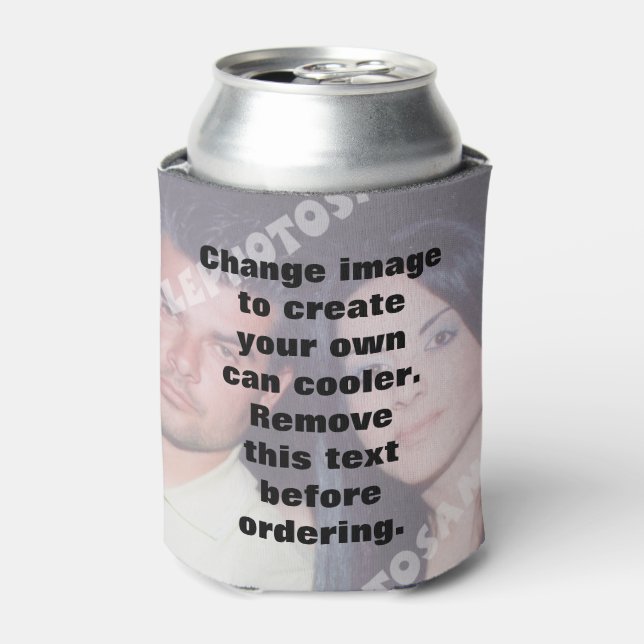 Personalised photo can cooler. Make your own! Cooler (Can Front)