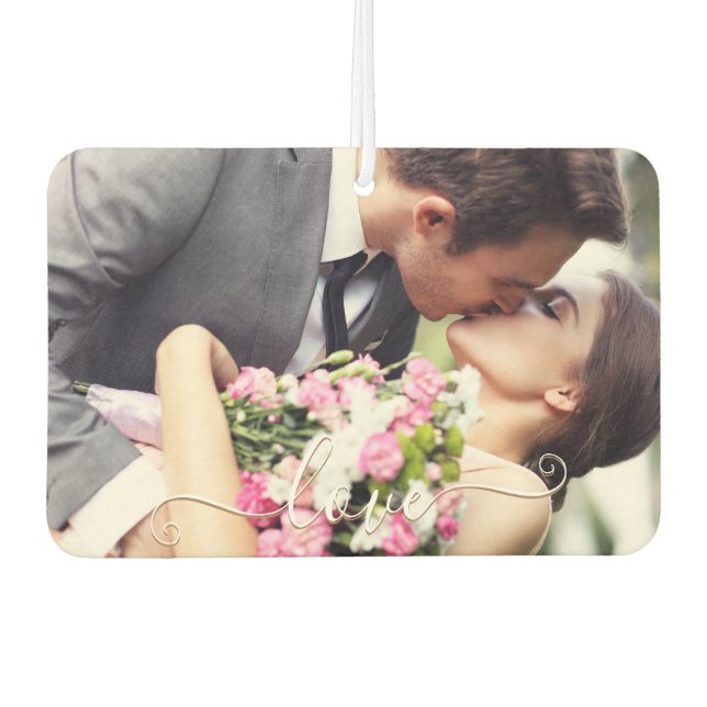 Personalised Photo Car Air Freshener (Front)