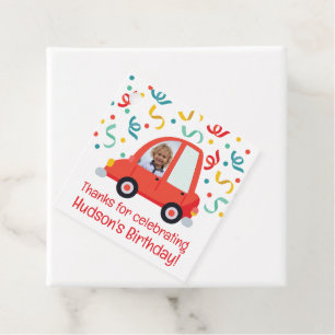 Personalised Photo Car Favour Tags