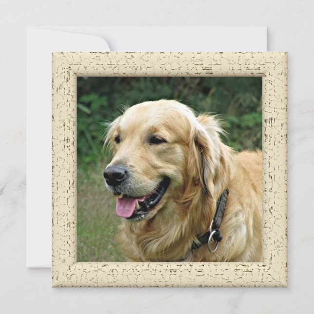Personalised Photo Card From Your Dog (Front)