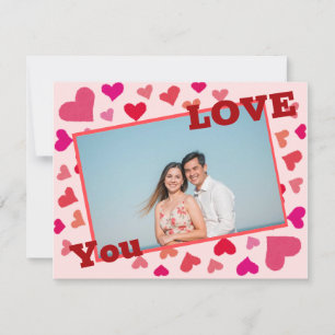 Personalised Photo Card – Romantic Love card