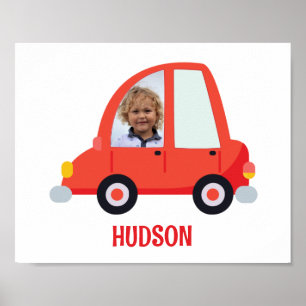 Personalised Photo Cars Poster