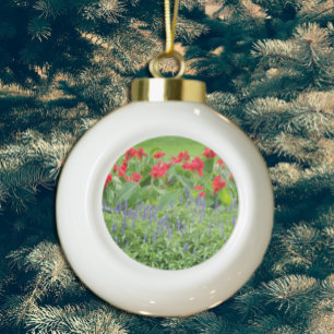 Personalised Photo Ceramic Ball Christmas Ornament