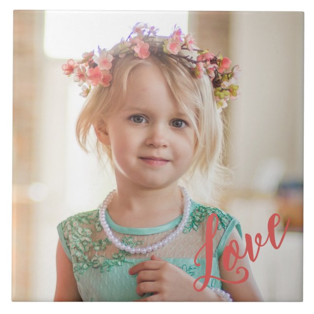 Personalised Photo Ceramic Tile (Front)