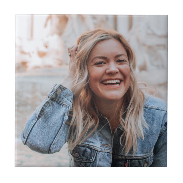 Personalised Photo Ceramic Tile (Front)