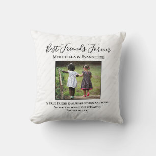 Personalised Photo Christian Quote Best Friends Cushion